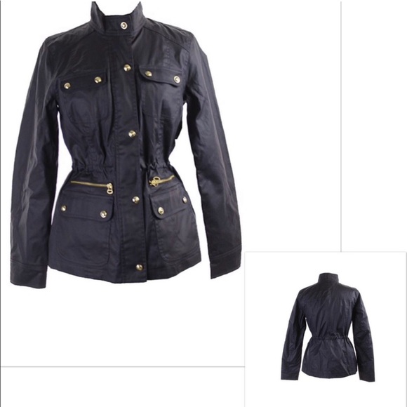 Tommy Hilfiger navy blue with gold jacket - Picture 4 of 5